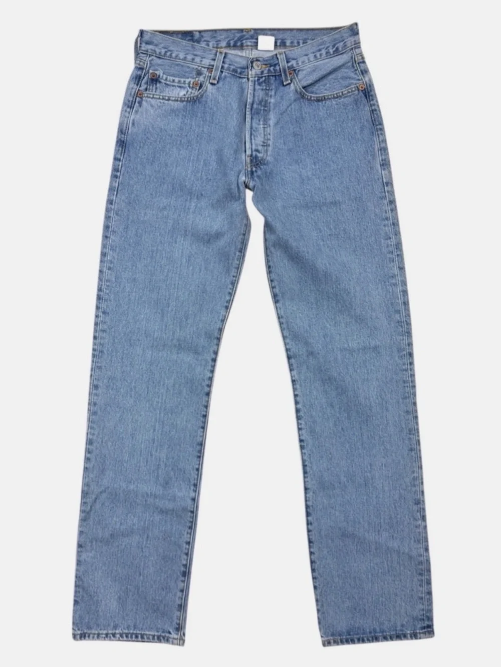Vintage Levis 501 Straight Fit 32X34 Light Wash Denim Jeans NWT Can Fit 30 31 W